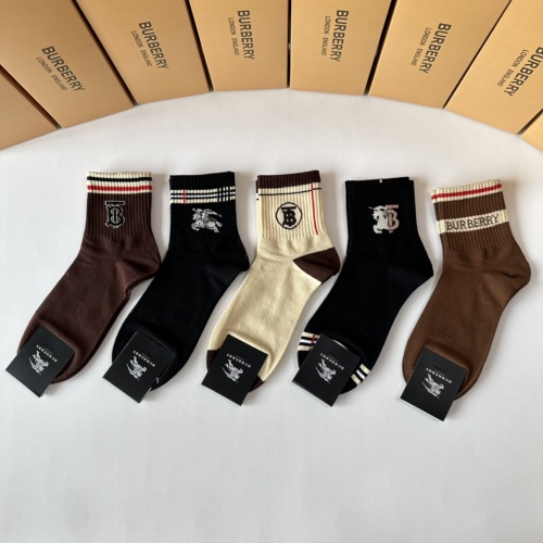 Burberry Socks #1242411 $27.00 USD, Wholesale Replica Burberry Socks