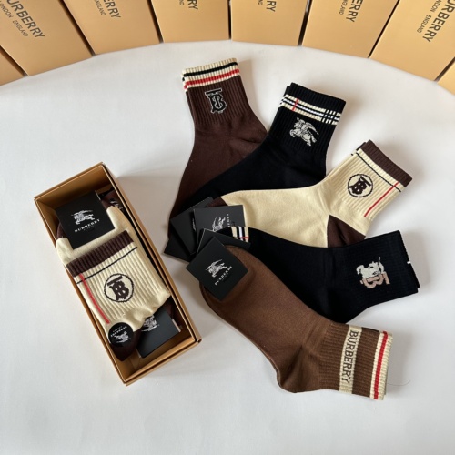 Replica Burberry Socks #1242411 $27.00 USD for Wholesale