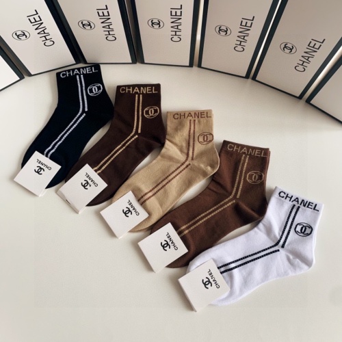 Replica Chanel Socks #1242440 $27.00 USD for Wholesale