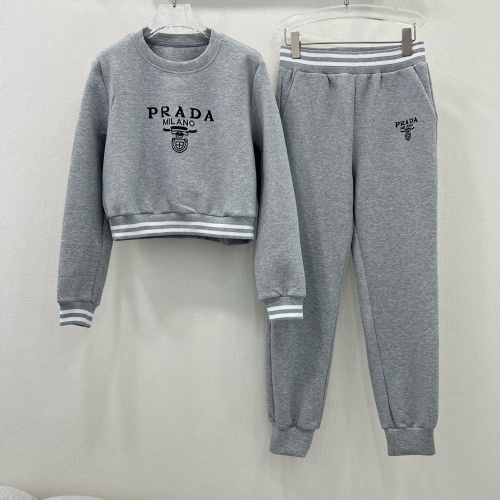 Prada Tracksuits Long Sleeved For Women #1242498 $150.00 USD, Wholesale Replica Prada Tracksuits