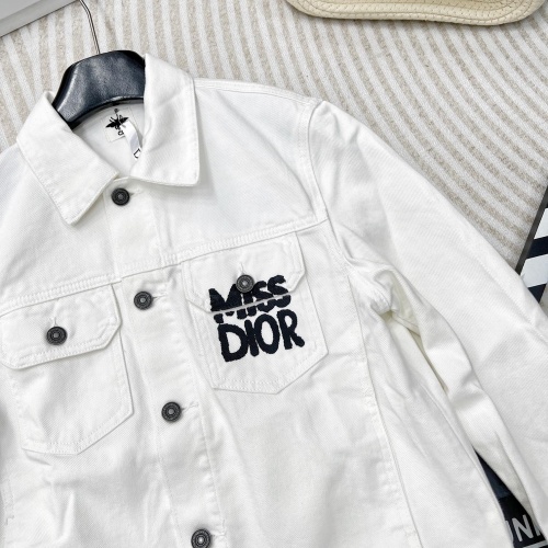 Replica Christian Dior Jackets Long Sleeved For Women #1242513 $115.00 USD for Wholesale