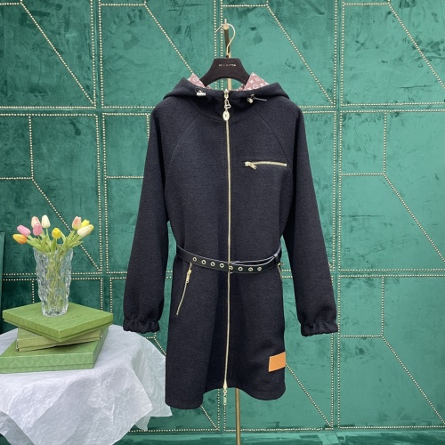 Louis Vuitton LV Coat Long Sleeved For Women #1242583 $140.00 USD, Wholesale Replica Louis Vuitton LV Coat