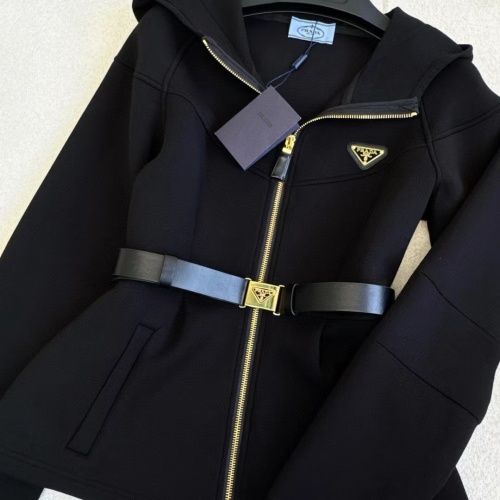 Replica Prada Jackets Long Sleeved For Women #1242584 $105.00 USD for Wholesale