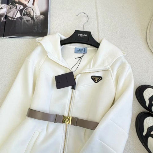 Replica Prada Jackets Long Sleeved For Women #1242585 $105.00 USD for Wholesale