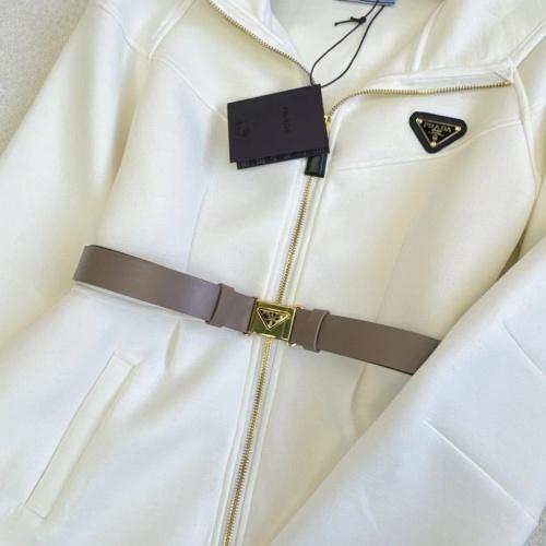 Replica Prada Jackets Long Sleeved For Women #1242585 $105.00 USD for Wholesale