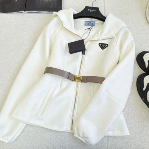 Replica Prada Jackets Long Sleeved For Women #1242585 $105.00 USD for Wholesale