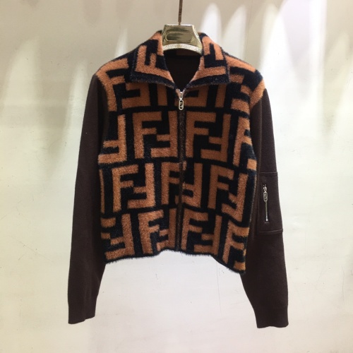 Fendi Jackets Long Sleeved For Women #1242597 $118.00 USD, Wholesale Replica Fendi Jackets