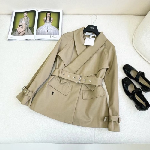 Christian Dior Coat Long Sleeved For Women #1242606 $105.00 USD, Wholesale Replica Christian Dior Coat