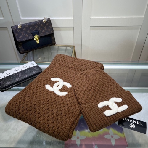 Chanel Caps #1242636 $48.00 USD, Wholesale Replica Chanel Hat and Scarf and Glove Set