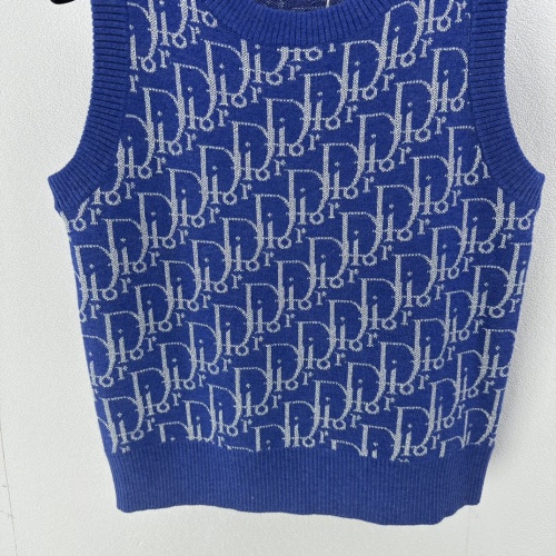 Replica Christian Dior Sweaters Sleeveless For Women #1242645 $88.00 USD for Wholesale