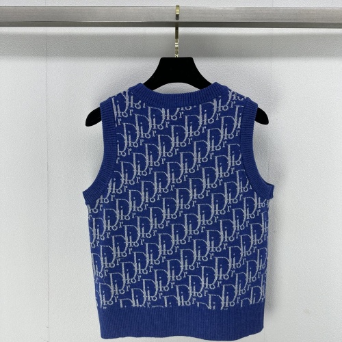 Replica Christian Dior Sweaters Sleeveless For Women #1242645 $88.00 USD for Wholesale