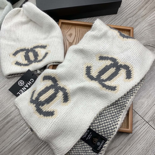 Chanel Caps #1242646 $52.00 USD, Wholesale Replica Chanel Hat and Scarf and Glove Set