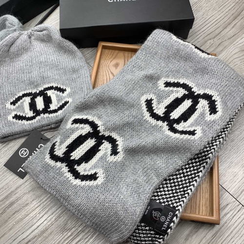 Chanel Caps #1242651 $52.00 USD, Wholesale Replica Chanel Hat and Scarf and Glove Set