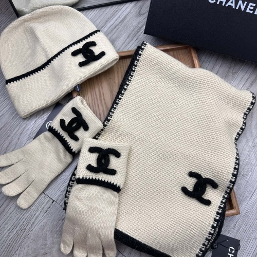 Chanel Caps #1242676 $72.00 USD, Wholesale Replica Chanel Hat and Scarf and Glove Set