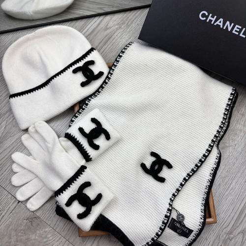 Chanel Caps #1242677 $72.00 USD, Wholesale Replica Chanel Hat and Scarf and Glove Set