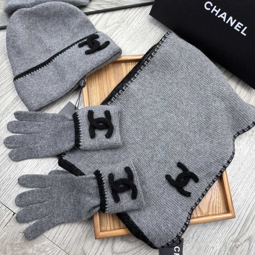 Chanel Caps #1242678 $72.00 USD, Wholesale Replica Chanel Hat and Scarf and Glove Set