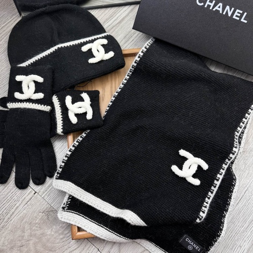 Chanel Caps #1242679 $72.00 USD, Wholesale Replica Chanel Hat and Scarf and Glove Set