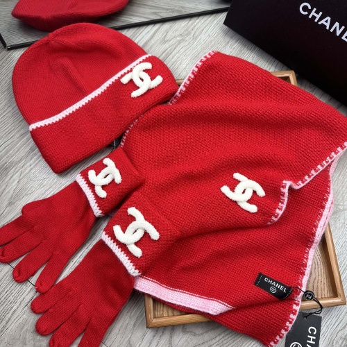 Chanel Caps #1242680 $72.00 USD, Wholesale Replica Chanel Hat and Scarf and Glove Set