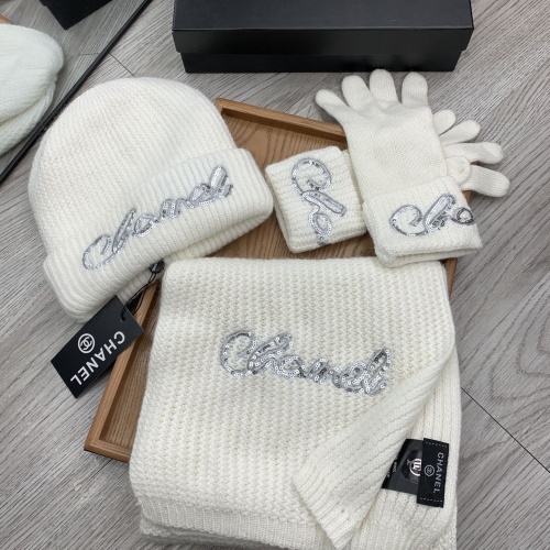 Chanel Caps #1242681 $72.00 USD, Wholesale Replica Chanel Hat and Scarf and Glove Set