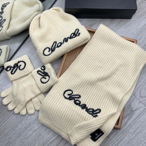 Chanel Caps #1242682 $72.00 USD, Wholesale Replica Chanel Hat and Scarf and Glove Set