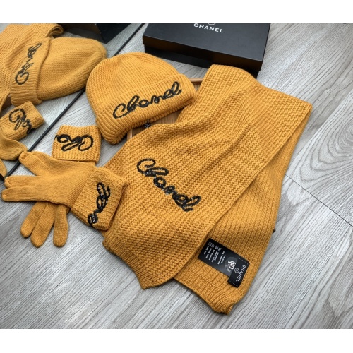 Chanel Caps #1242683 $72.00 USD, Wholesale Replica Chanel Hat and Scarf and Glove Set