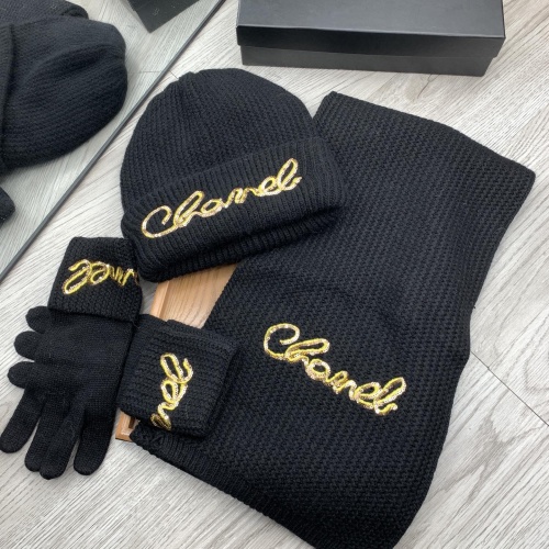 Chanel Caps #1242684 $72.00 USD, Wholesale Replica Chanel Hat and Scarf and Glove Set