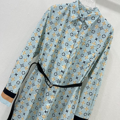 Replica Louis Vuitton LV Dresses Long Sleeved For Women #1242695 $130.00 USD for Wholesale