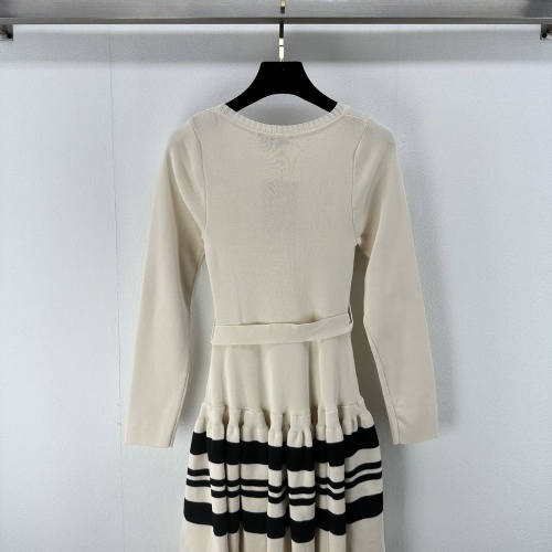 Replica MIU MIU Dresses Long Sleeved For Women #1242696 $92.00 USD for Wholesale