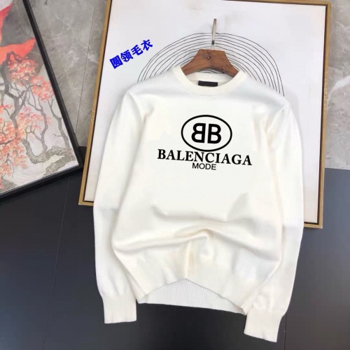 Balenciaga Sweaters Long Sleeved For Men #1242737 $42.00 USD, Wholesale Replica Balenciaga Sweaters