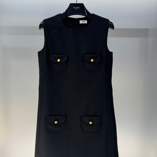 Celine Dresses Sleeveless For Women #1242751 $102.00 USD, Wholesale Replica Celine Dresses