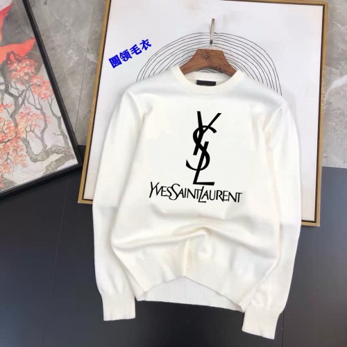 Yves Saint Laurent YSL Sweaters Long Sleeved For Men #1242765 $42.00 USD, Wholesale Replica Yves Saint Laurent YSL Sweaters