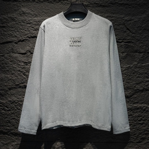 MIU MIU T-Shirts Long Sleeved For Unisex #1242786 $42.00 USD, Wholesale Replica MIU MIU T-Shirts