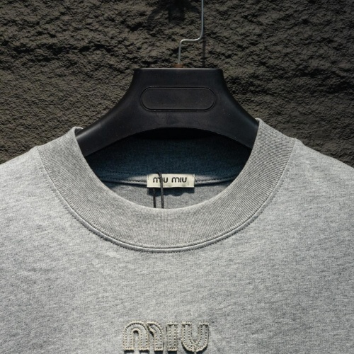 Replica MIU MIU T-Shirts Long Sleeved For Unisex #1242786 $42.00 USD for Wholesale