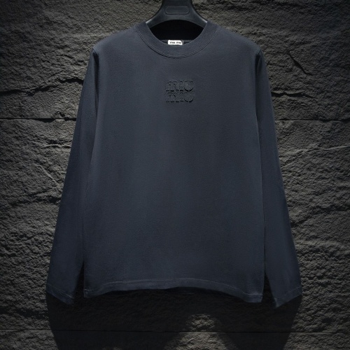 MIU MIU T-Shirts Long Sleeved For Unisex #1242788 $42.00 USD, Wholesale Replica MIU MIU T-Shirts