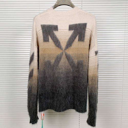 Off-White Sweaters Long Sleeved For Unisex #1242793 $48.00 USD, Wholesale Replica Off-White Sweaters