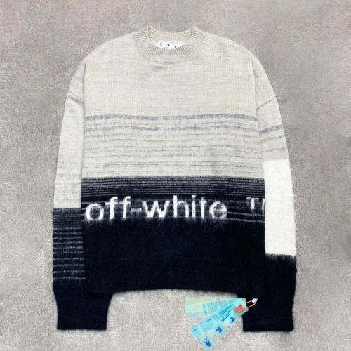 Off-White Sweaters Long Sleeved For Unisex #1242795 $48.00 USD, Wholesale Replica Off-White Sweaters