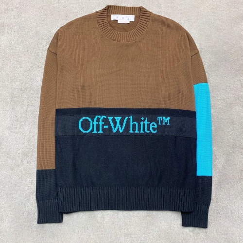 Off-White Sweaters Long Sleeved For Unisex #1242796 $48.00 USD, Wholesale Replica Off-White Sweaters