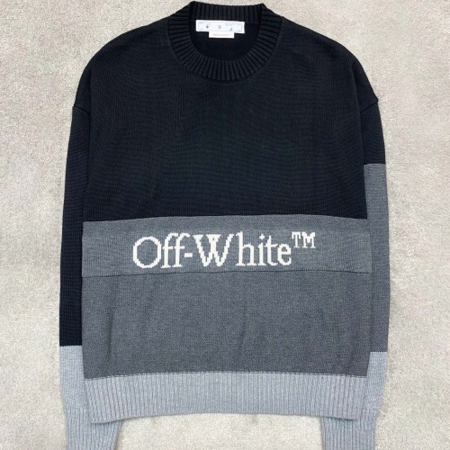 Off-White Sweaters Long Sleeved For Unisex #1242798 $48.00 USD, Wholesale Replica Off-White Sweaters