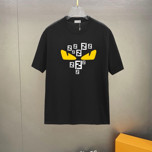 Fendi T-Shirts Short Sleeved For Unisex #1242830 $25.00 USD, Wholesale Replica Fendi T-Shirts