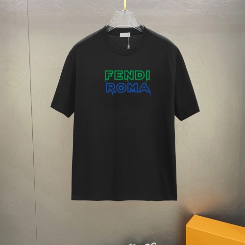 Fendi T-Shirts Short Sleeved For Unisex #1242866 $25.00 USD, Wholesale Replica Fendi T-Shirts