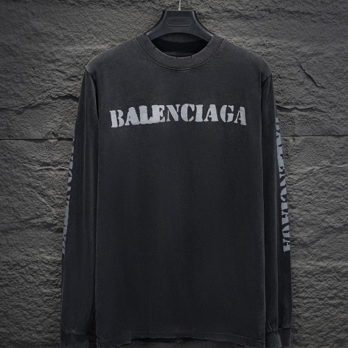 Balenciaga T-Shirts Long Sleeved For Unisex #1242900 $45.00 USD, Wholesale Replica Balenciaga T-Shirts