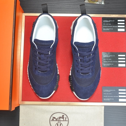 Replica Hermes Casual Shoes For Men #1242950 $98.00 USD for Wholesale