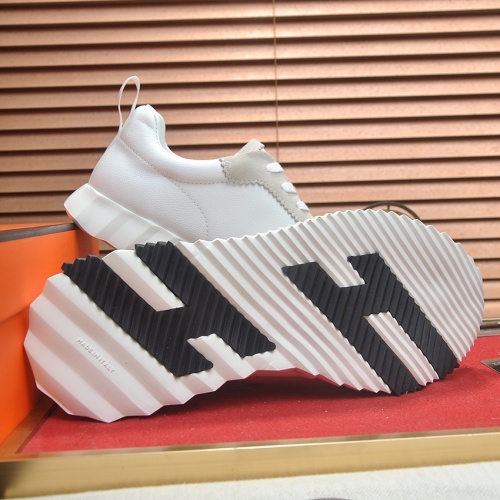 Replica Hermes Casual Shoes For Men #1242953 $100.00 USD for Wholesale