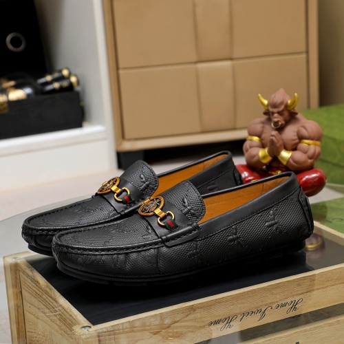 Replica Gucci Oxfords Shoes For Men #1243150 $68.00 USD for Wholesale