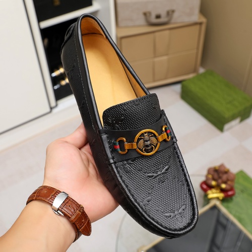 Replica Gucci Oxfords Shoes For Men #1243150 $68.00 USD for Wholesale