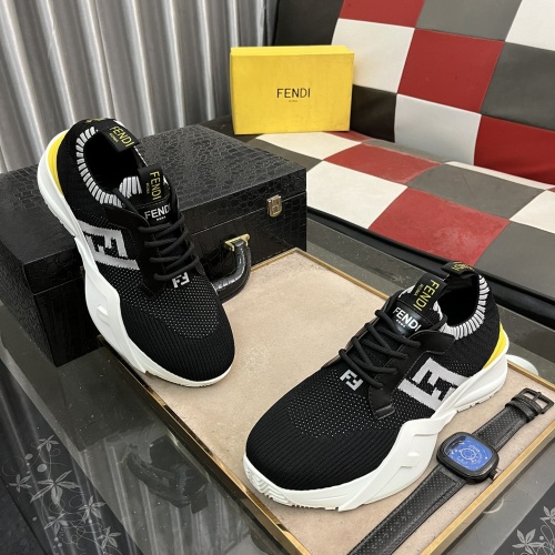 Replica Fendi Casual Shoes For Men #1243170 $88.00 USD for Wholesale