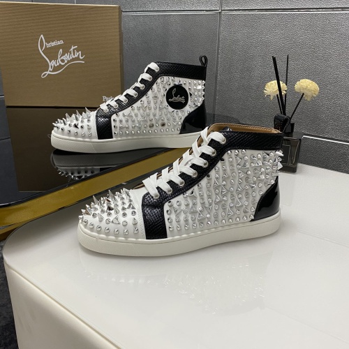 Christian Louboutin High Top Shoes For Men #1243179 $96.00 USD, Wholesale Replica Christian Louboutin High Top Shoes