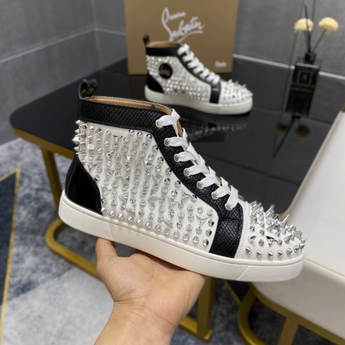 Replica Christian Louboutin High Top Shoes For Men #1243179 $96.00 USD for Wholesale