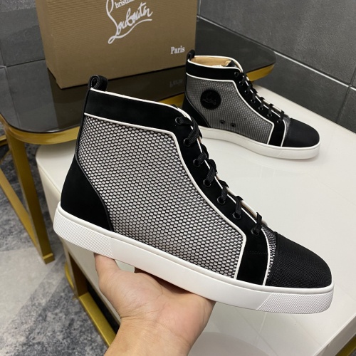 Replica Christian Louboutin High Top Shoes For Men #1243191 $96.00 USD for Wholesale