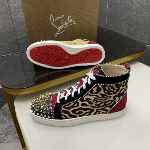 Replica Christian Louboutin High Top Shoes For Men #1243193 $98.00 USD for Wholesale